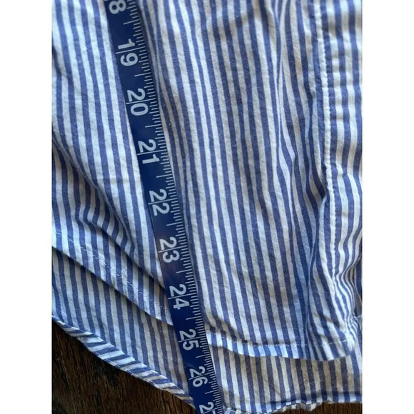 Anthropologie Rails Banker Strips with Pearls Button Down Size Small 1075 - Picture 10 of 13